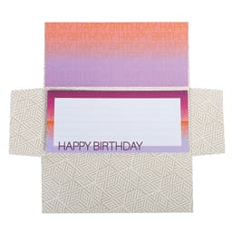 ARTE rahakaart omre roosa-oranž Happy Birthday