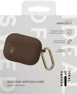 Silicone AirPods Case AirPods Generation 4 - Mocha Mousse