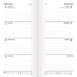 Kalendermärkmik 2026 Fashion Diary Lavender Slim Diary