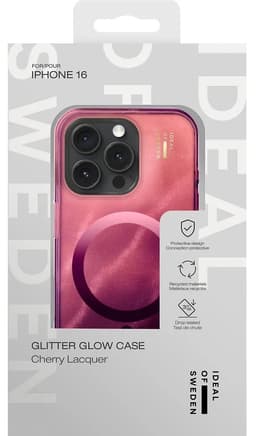 Clear Case iPhone 16 - Cherry Lacquer MagSafe