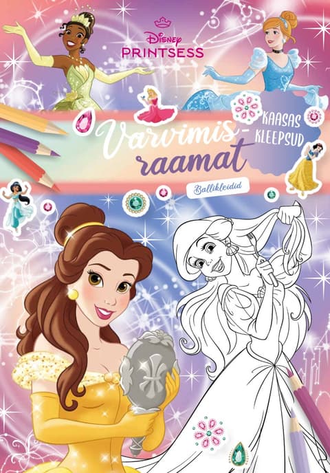 Disney Printsess. Värvimisraamat. Ballikleidid