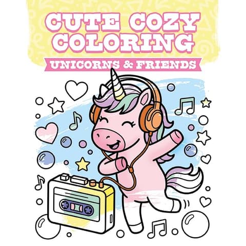 Cute Cozy Coloring: Unicorns and Friends