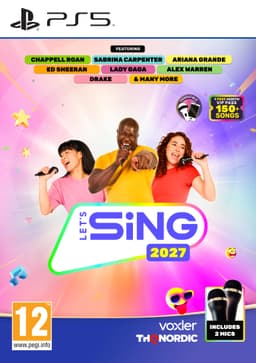 PS5 Let´s Sing 2027 & 2 microphones