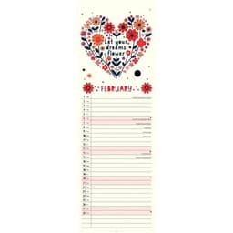 Kalender 2027 Brilliantly Brave, Slim