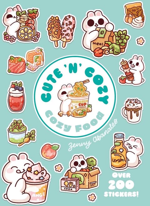 Cozy Food: A Cute ´n´ Cozy Little Sticker Book