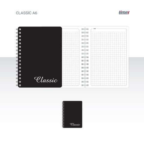Kaustik Timer Classic A6 (5x5 ruut)