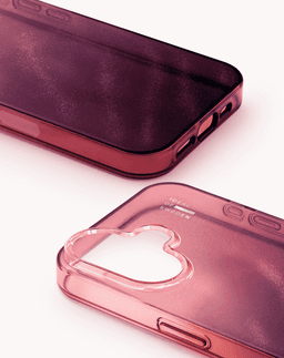Clear Case iPhone 16 - Cherry Lacquer