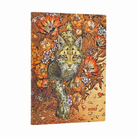 2027 Paperblanks Märkmik 12-kuud Flexis Lynx Rising