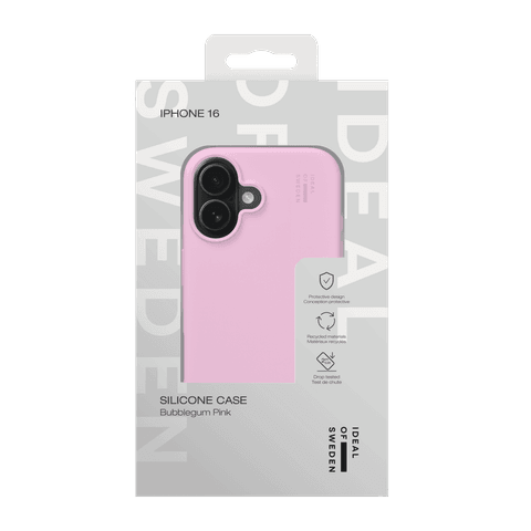 Silicone Case iPhone 16 - Bubblegum Pink