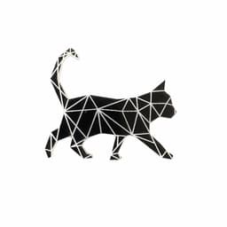 Ööhelk helkiv poss Kass must - karbis