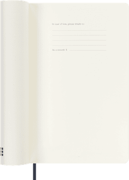 2026/2027 Moleskine Kalendermärkmik 18-kuud, Large