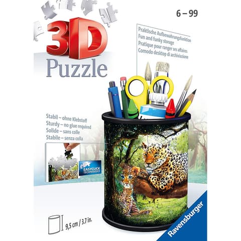 Pusle 3D pliiatsitops Leopard