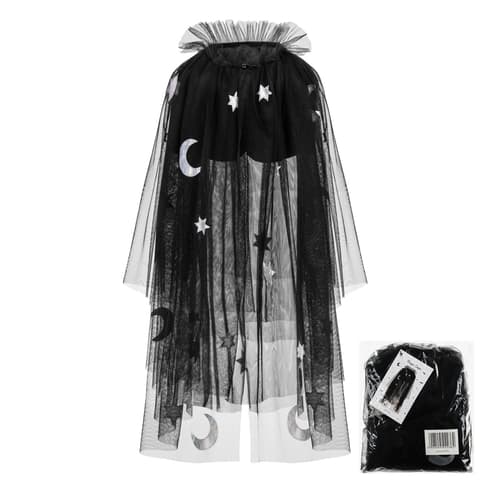 PartyDeco laste keep 3-7 a-le, must, Halloween