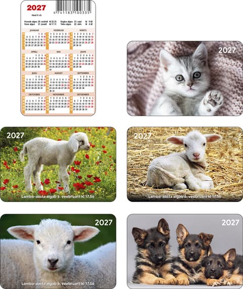 2027 Väike taskukalender