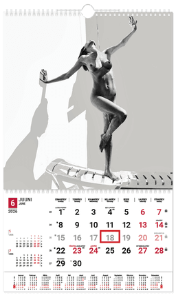 Seinakalender AKTIKUNST Valeri Bareta 2026, ART