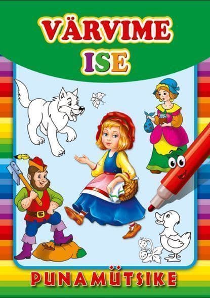 Punamütsike. Värvime ise