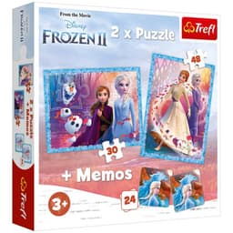 Puslekomplekt 30+48 + Memo 24 Frozen 2