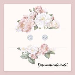 Sõnumikaart Kõrvarõngad "Kõige armsamale emale!"