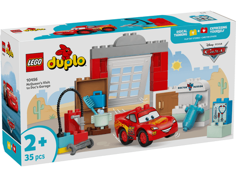LEGO DUPLO Mcqueeni külaskäik Doci garaaži