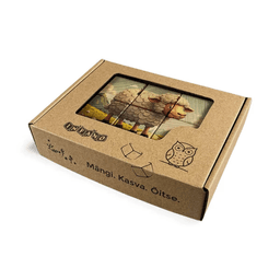 Lauamäng Koduloomadega pildiklotsid, 6 kuubikut