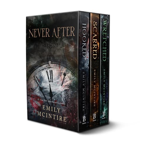 Never After Series Boxed Set, Books 1-3 Hooked, Scarred, and Wretched