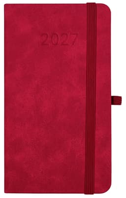2027 Märkmik Planner Slim, erinevad värvid 3/4 B6, 144 lk