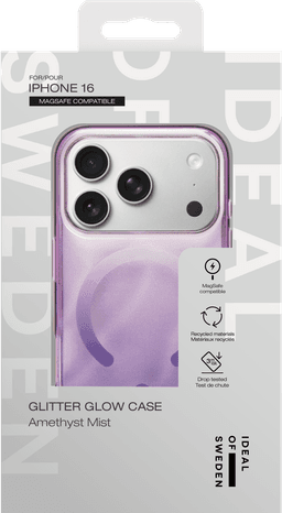 Clear Case iPhone 16 - Amethyst Mist MagSafe