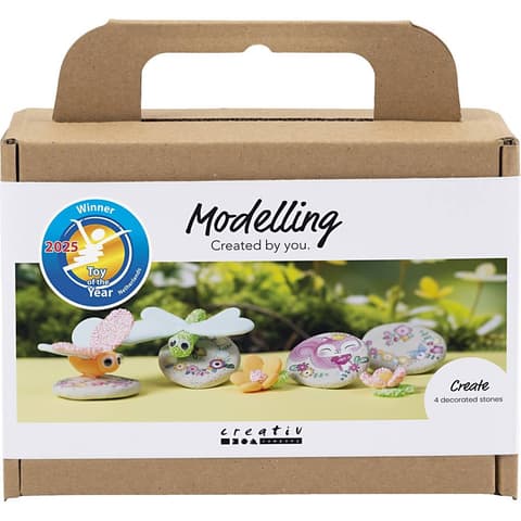 Käsitöökomplekt Modelling, Stone with insect (CE -EE)