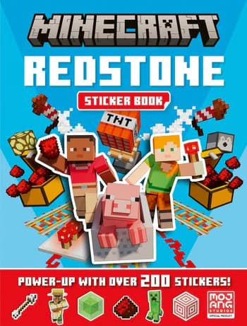 Minecraft Redstone Sticker Book