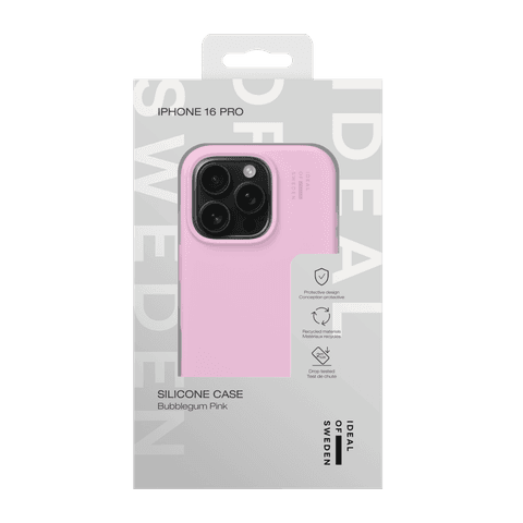 Silicone Case iPhone 16 Pro - Bubblegum Pink