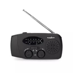 Hädaabi FM/AM  raadio käsikruvi, päikesepaneeli ja LED-taskulambiga 2000 mAh