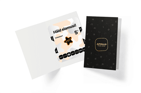 Apollo Klubi Kinkekaart 5 €, Apollo ümbrises
