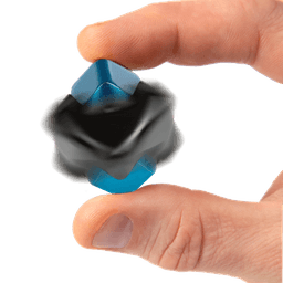 Bopster Spinner kuubik, Must/sinine