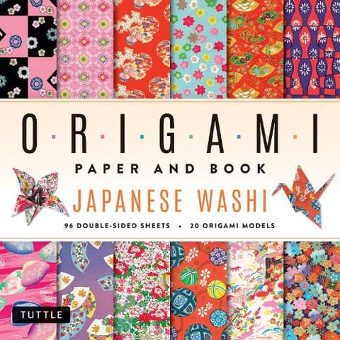 Japanese Washi Origami Paper and Book: 20 Easy Models with 96 High Quality Folding Sheets (Double-Sided)