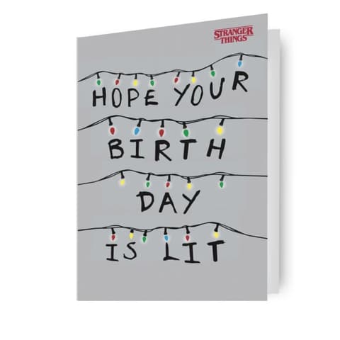 Kuku Kaart Stranger things - Hope your birthday…