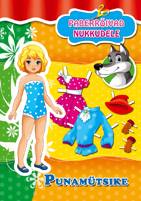 Punamütsike. Paberrõivad nukkudele