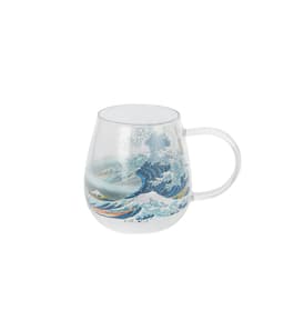 Klaasist kruus THE GREAT WAVE inspired by HOKUSAI