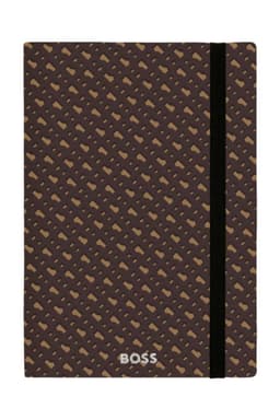Märkmik A5 BOSS Monogram Camel, jooneline sisu