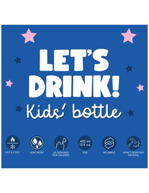 LEGAMI veepudel 400ml lastele Ükssarvik