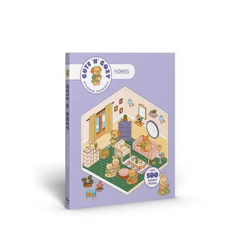 Cute ´n´ Cozy Sticker Therapy: Homes: Over 500 reusable stickers!