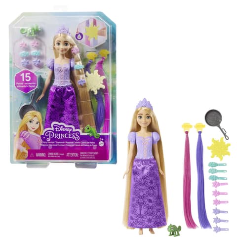 Nukk Disney Printsess Rapuntsel juuksekaunistustega