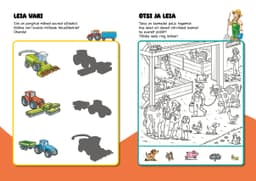 Värvimine ja mõistatused lasteaialastele. Talu