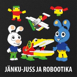 KOMPLEKT Jänku-Juss ja robootika töövihik koos lauamänguga + DVD