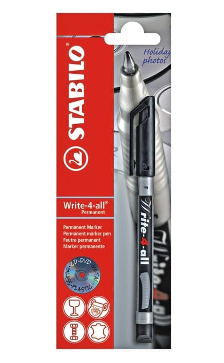 STABILO marker, Write-4-all F, must (bl)