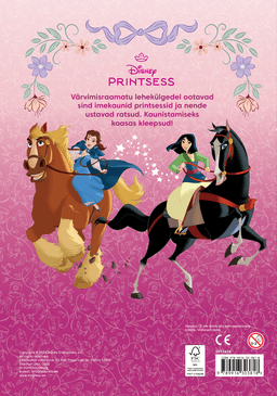 Disney Printsess. Värvimisraamat