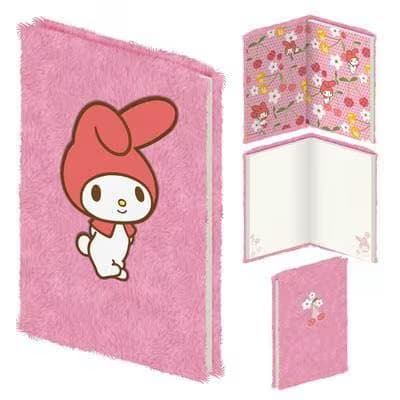 Märkmik MY MELODY PLUSH NOTEBOOK A5