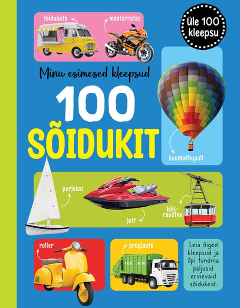 Minu esimesed kleepsud. 100 sõidukit