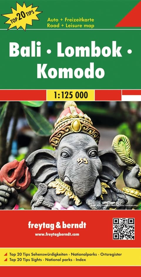 Bali-Lombok-Komodo 1:125 000 FB