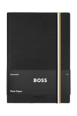 Märkmik A5 BOSS Iconic Black, valge sisu