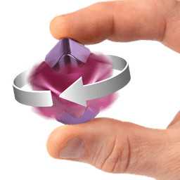 Bopster Spinner kuubik, Roosa/lillakaspunane